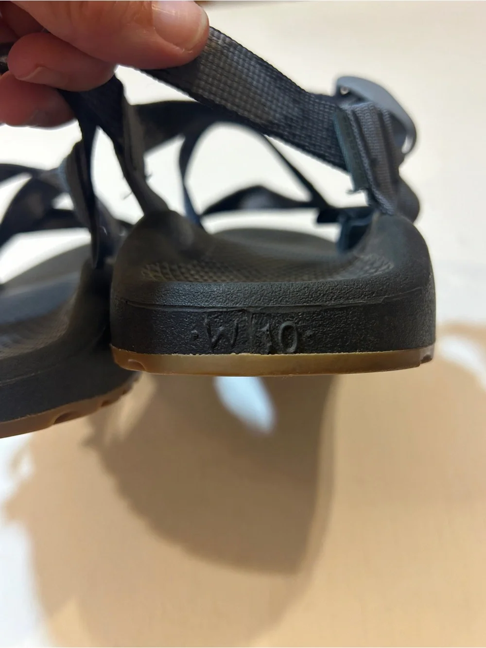 Chaco Z/1 Sport Sandals Gray Adjustable Strappy Outdoor Hiking Women’s Size 10